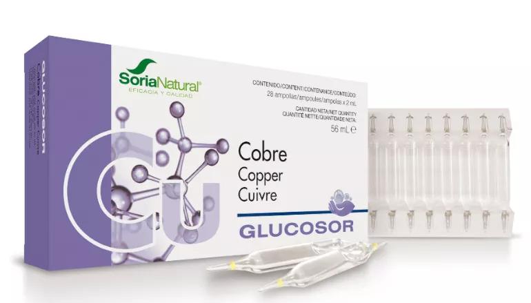 Soria Natuurlijke koperglucosor 28 ampullen