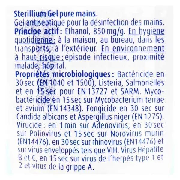 Hartmann Sterillium Gel Pure Mains 50ml