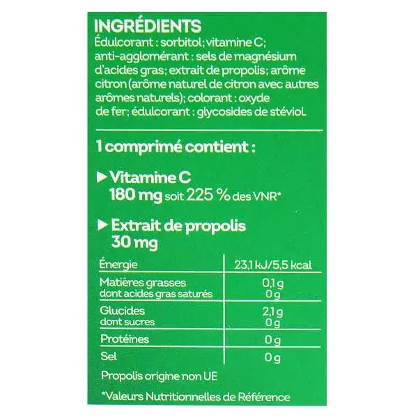 Nutrisanté vitamina C + tabletas de propóleo 24