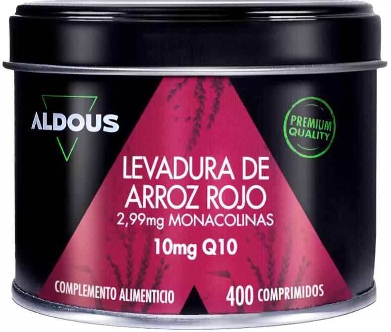 Aldous Labs Levure de Riz Rouge avec Coenzyme Q10 400 Comprimés