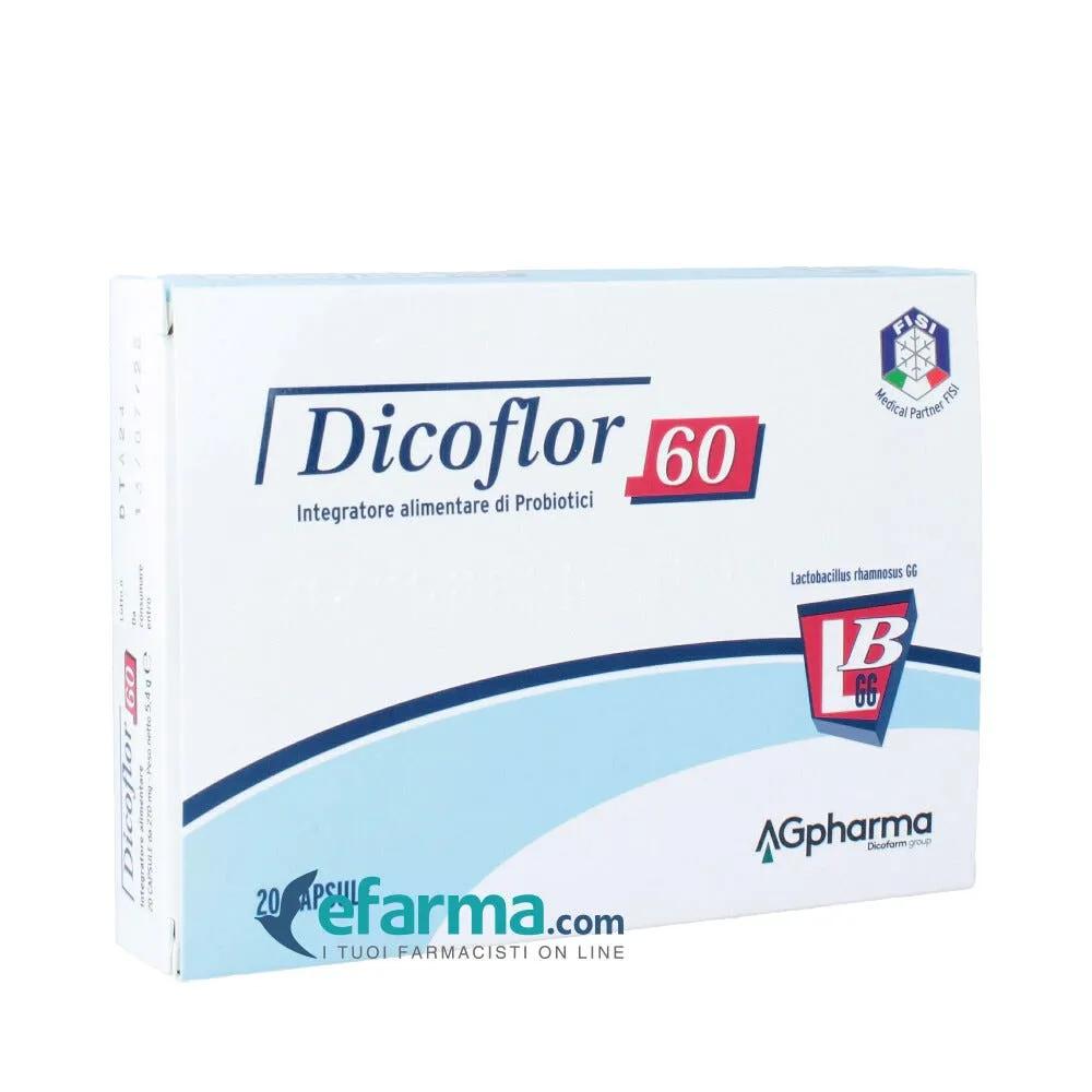 Dicoflor 60 Integratore Fermenti Lattici 20 Capsule