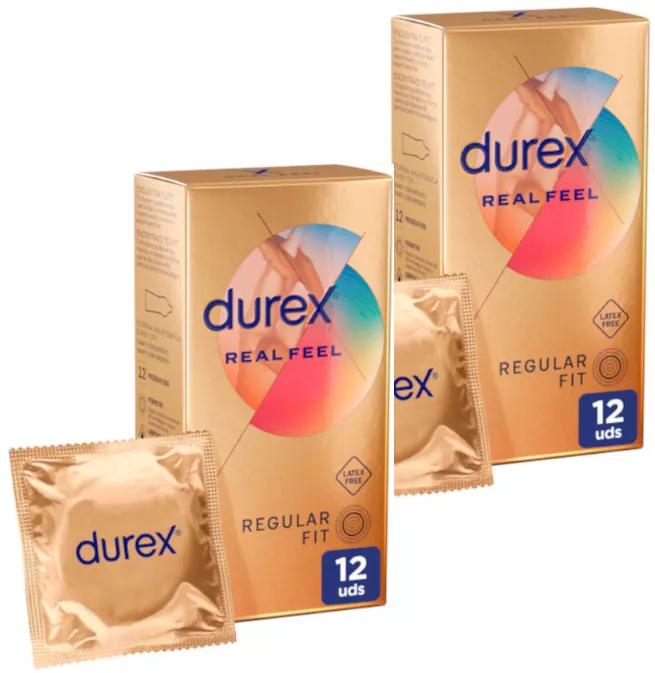 Durex Condooms Real Feel 2x12 stuks