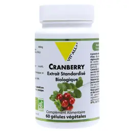 Vit'all+ Cranberry Bio 60 gélules végétales