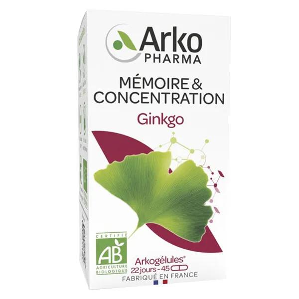 Arkopharma Arkogelules Gingko Bio 45 comprimidos