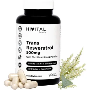 Hivital Resveratrol 500 mg 90 Cápsulas Veganas