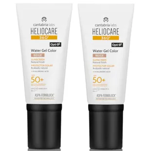 Heliocare 360 Color Water Gel Beige SPF50+ 2x50 ml