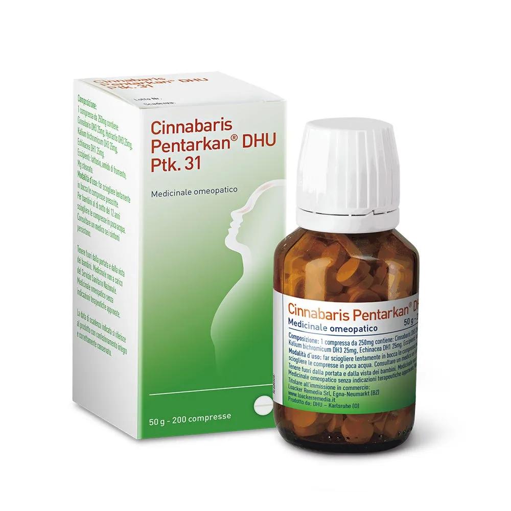 Schwabe Cinnabaris 31 Pentarkan Medicinale Omeopatico 200 Compresse 50 g