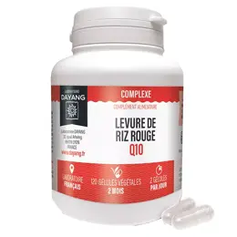 Dayang Levure de Riz Rouge + Q10 120 gélules