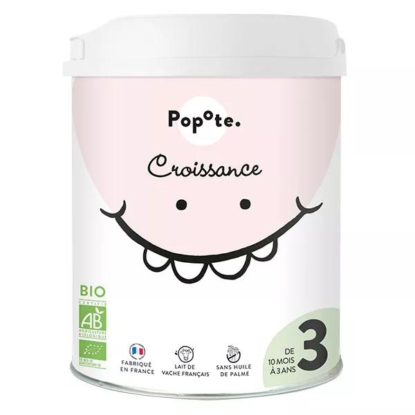 Popote Leche Infantil de Crecimiento 3ª Edad Bio 800g