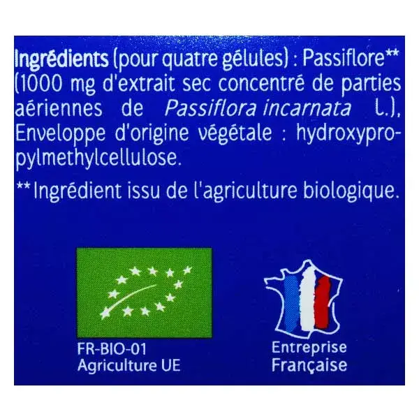 Naturactive Passiflore Bio 60 gélules végétales