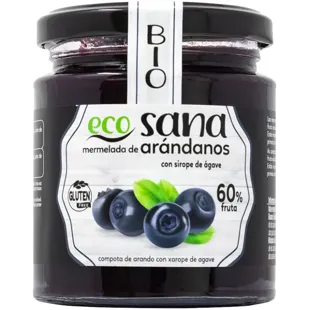 Ecosana Mermelada Extra Arándanos Sin Azúcar Bio 260 gr