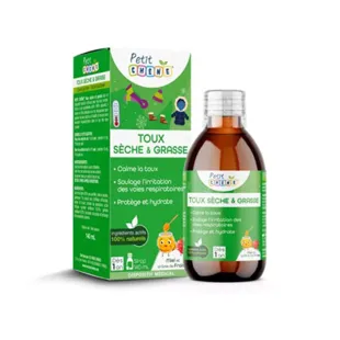 Petit Chêne Sciroppo Tosse Secca e Grassa a partire da 1 anno 140ml