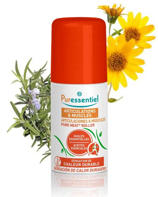 Rullo riscaldante per muscoli e articolazioni Puressentiel +15 anni 75 ml