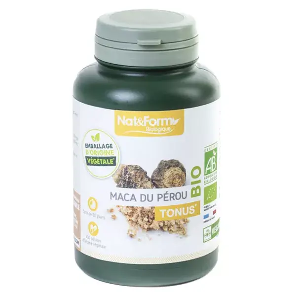 Nat & Form Maca del Perù Bio Integratore Alimentare 200 capsule