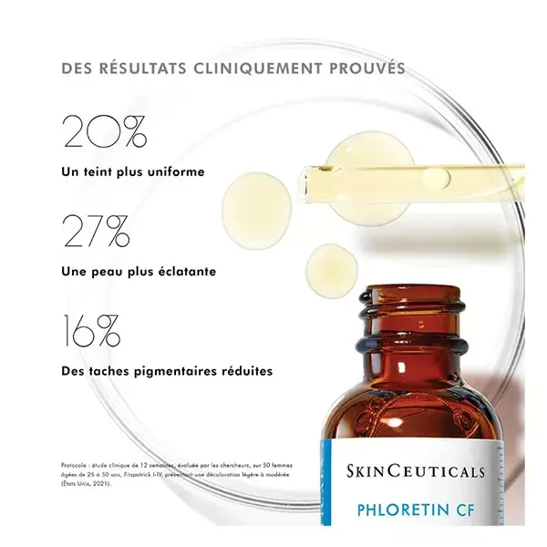 Skinceuticals Routine Anti-Taches Phloretin CF 30ml & Advanced Brightening UV Defense SPF50 40ml