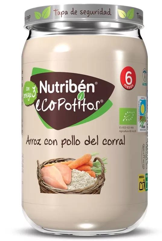 Nutribén EcoPotito Rijst met scharrelkip +6m 235 gr