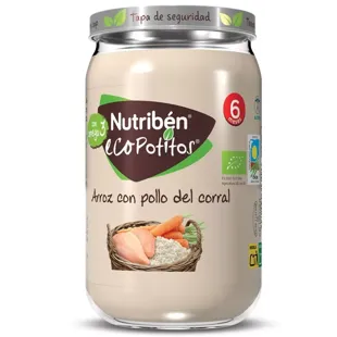 Nutribén EcoPotito Arroz con Pollo del Corral +6m 235 gr