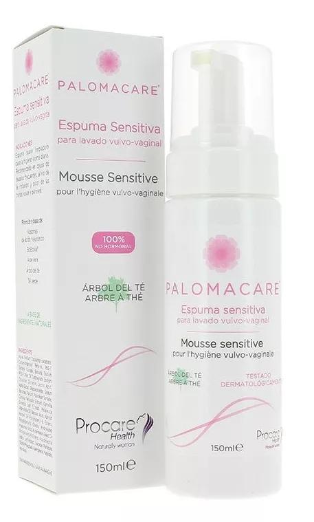 Palomacare Espuma Sensitiva Higiene Vaginal 150 ml