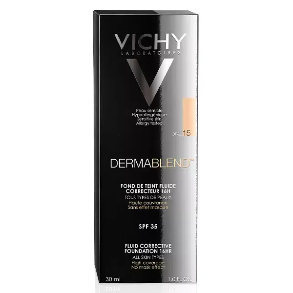 Vichy Dermablend  Base de Maquillaje Fluido 12 Tono Ópalo 30ml