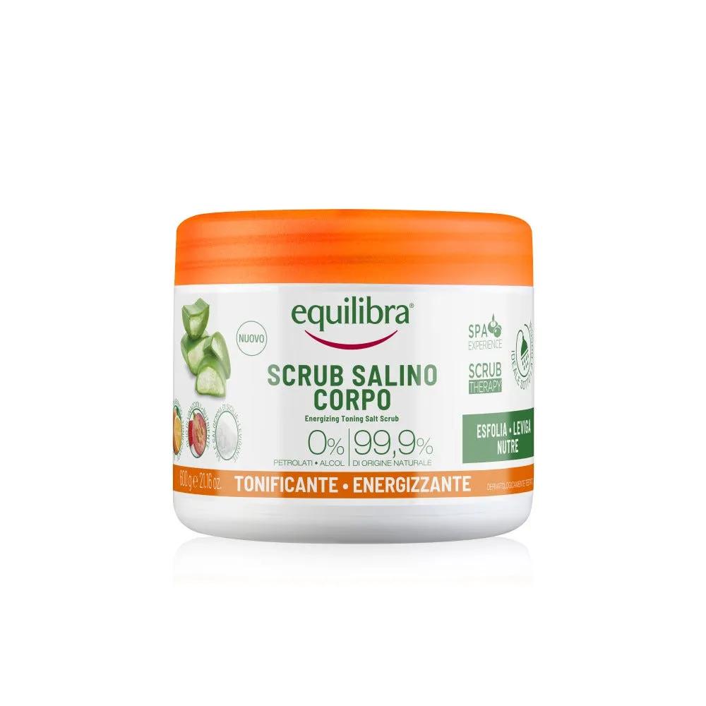 Equilibra Scrub Salino Tonificante Energizzante ed Esfoliante 600 g