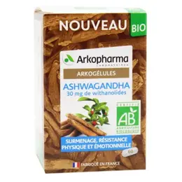 Arkopharma Arkogélules Ashwagandha Bio 60 gélules