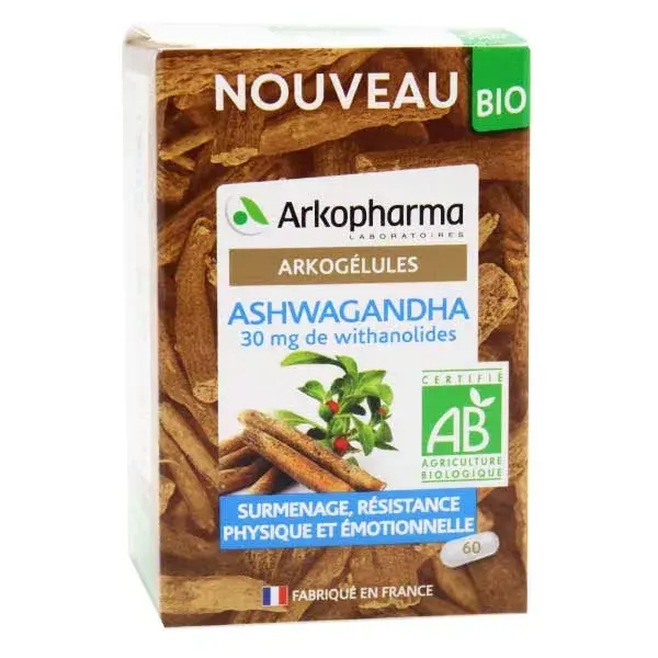 Arkopharma Arkocaps Ashwagandha Organic 60 capsules