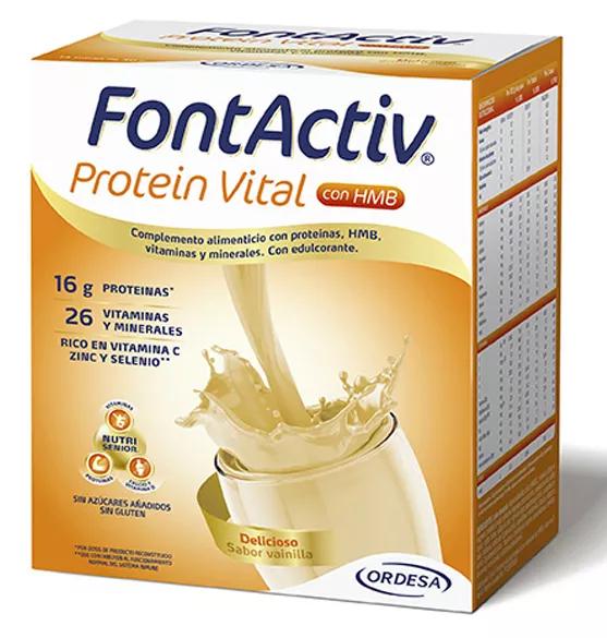 Fontactiv Protein Vital Vanille 14 Enveloppes