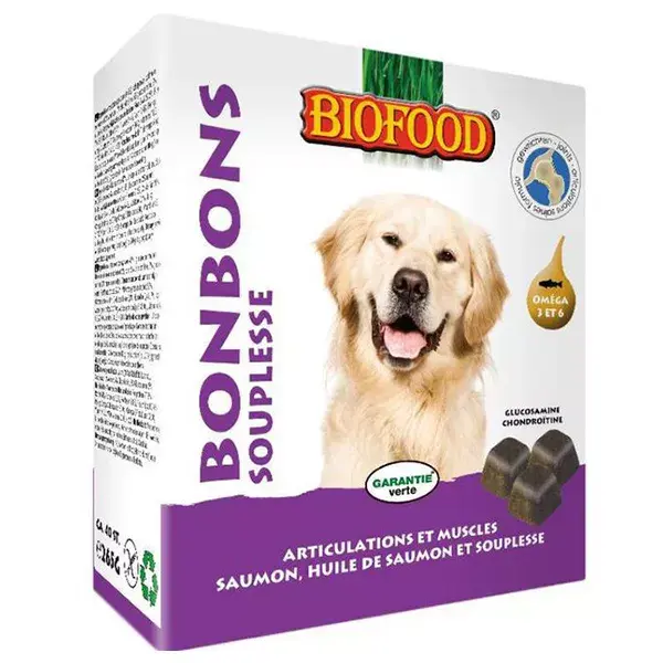Biofood Perro Bombones Articulaciones Ligeras y Músculos 40 piezas