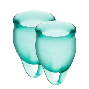 Satisfyer Feel Confident Copa Menstrual 2 uds Azul Oscuro