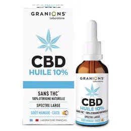 Granions CBD Huile 10% Mangue Coco 10ml