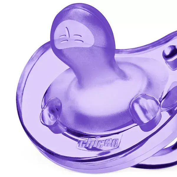 Chicco Pacifier Physio Soft Any Silicone +0m Purple