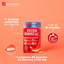 Forté Pharma Ultra Boost 4G Energie Anti fatigue Ginseng Guarana 30 comprimés