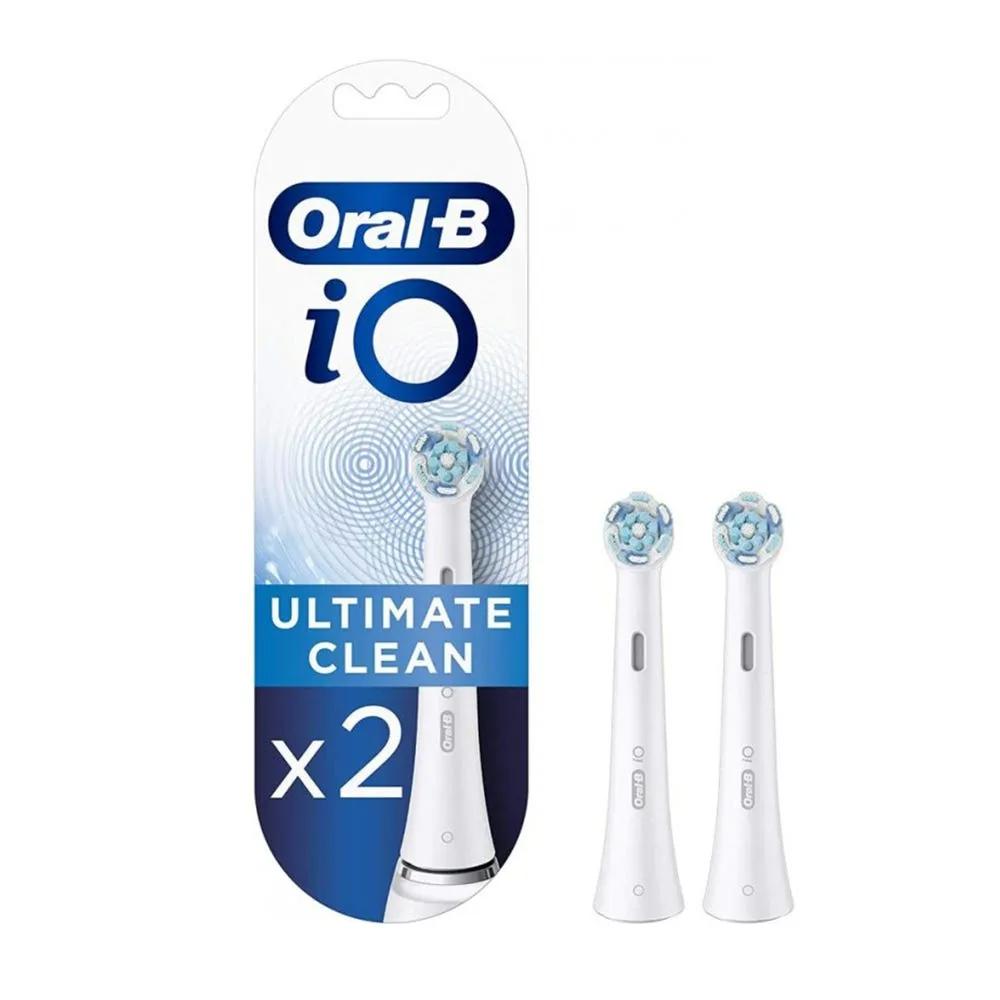 Oral B Testine Di Ricambio Io Ultimate Clean Bianche 2 Pezzi