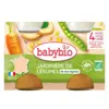 Babybio Légumes Pot Jardinière de Légumes +4m Bio 2 x 130g