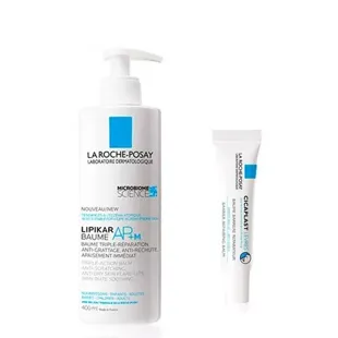 Pack La Roche Posay Lipikar Baume AP+M 400 ml + Cicaplast Lèvres 7,5 ml