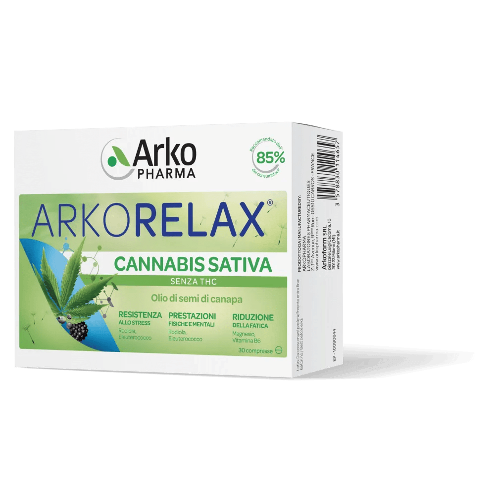 Arkorelax Cannabis Sativa Integratore 30 Compresse