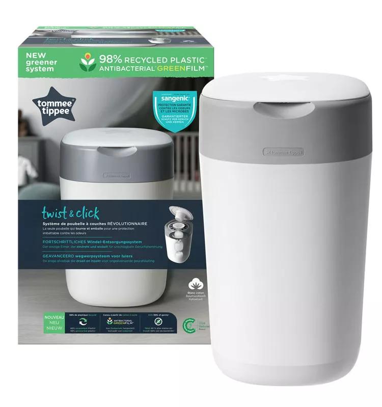 Tommee Tippee Contenedor Pañales Sangenic Twist&Click Blanco