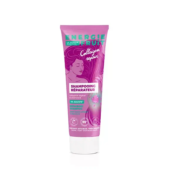 Energie Fruit Collagen Repair Shampoing Réparateur Cheveux Très Abimés 250ml