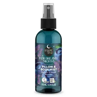 Spray corpo e cuscino Organic Shop Lavanda, Mirtillo e Melatonina - 170 ml