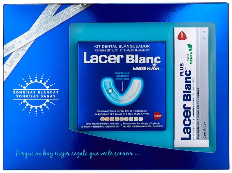 Lacer Blanc Kit de dentesBranqueador White Flash + Oferta Pasta 75ml