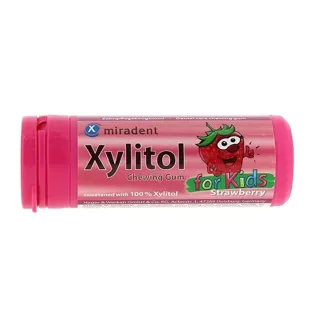 Gomme à mâcher pour enfants Miradent fraise 30 unités