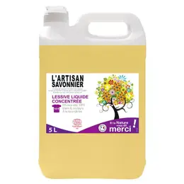 L'Artisan Savonnier Entretien Lessive Liquide Concentrée 5L