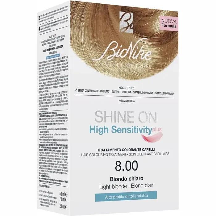 Bionike Shine On High Sensitivity Plus Tintura Per Capelli Biondo Chiaro 8.00