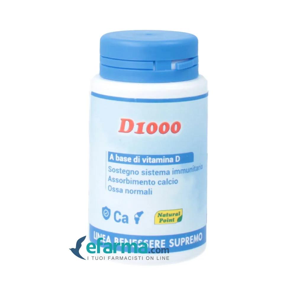 Natural Point D1000 Integratore Vitamina D 70 Capsule