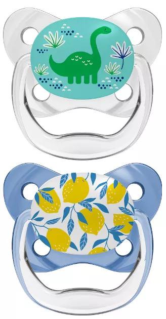 Prevent Blue Butterfly Shield Pacifier 6-18m 2 units