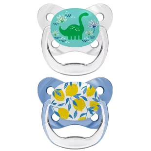 Prevent Blue Butterfly Shield Pacifier 6-18m 2 units