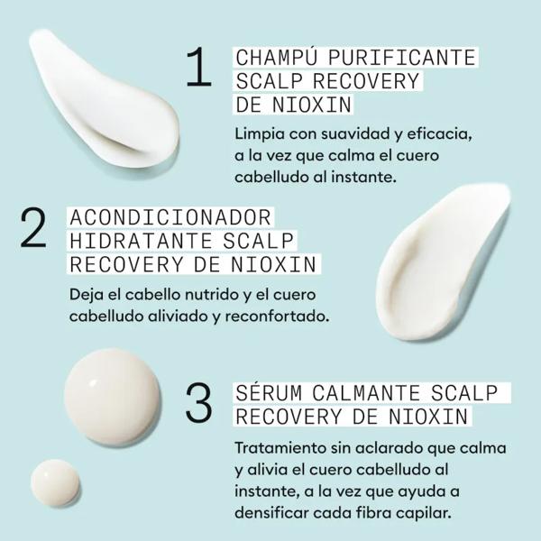 Nioxin Scalp Recovery Anti-roos Shampoo 200 ml + Conditioner 200 ml + Behandeling 100 ml