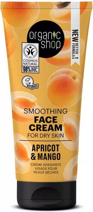 Organic Shop Light Cream Dry Skin Organic Apricot 50 ml