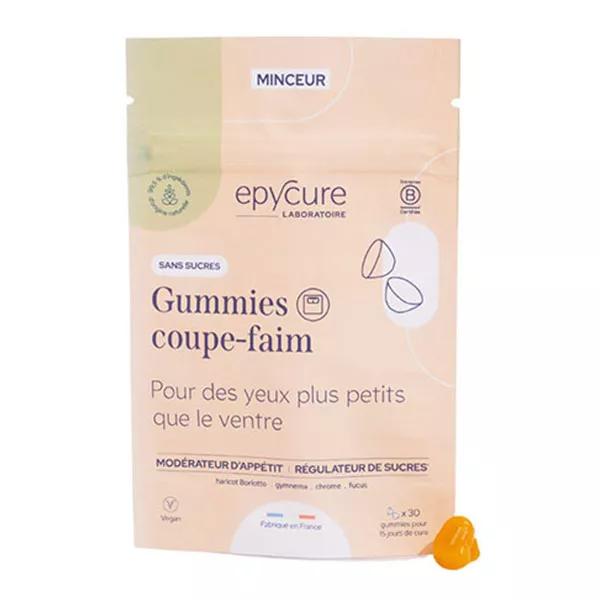 Epycure Minceur Gummies supresor del apetito sin azúcar Retrasa la sensación de hambre x30