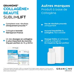 Granions SublimLift Collagène Marin, Acide Hyaluronique - Goût Citron 315g